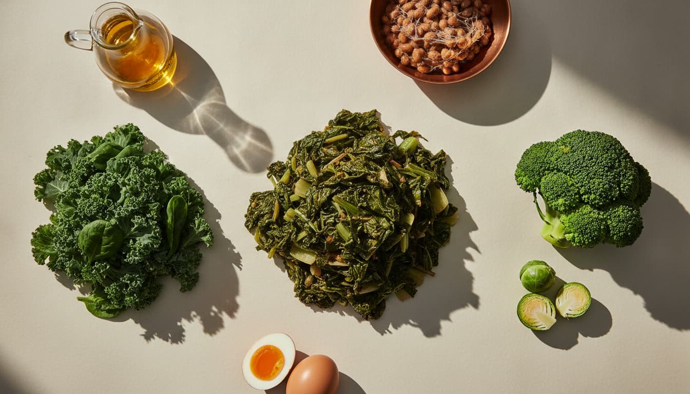 Vitamin-K-Lebensmittel, sortiert nach Mikrogramm