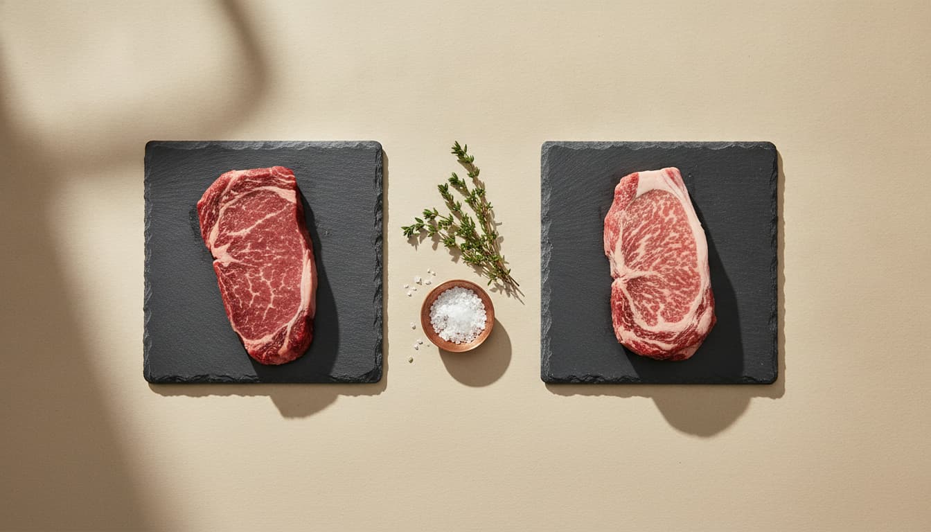 Grass-fed vs grain-fed beef, compared on the numbers