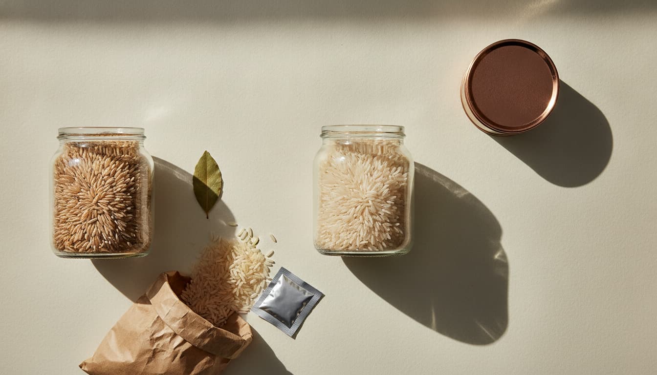 How to store rice, and why brown and white are two different storage problems